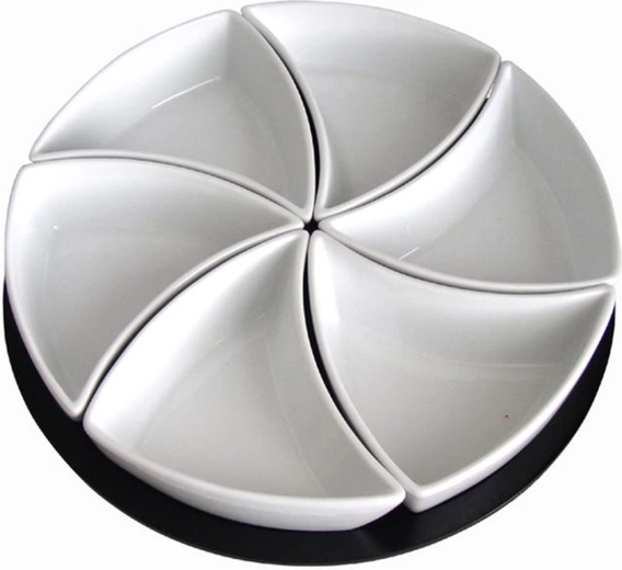 Set de servire cu boluri pe platou rotativ TORO Moristorn