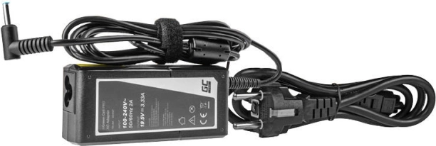 Adaptor de alimentare Green Cell Pro 65 W 19,5 V 3,33 A pentru laptopuri HP (conector 4,5 × 3,0 mm cu pin)