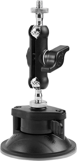 Suport cu ventuză pentru trepied PULUZ Magic Arm 1/4″ (negru)