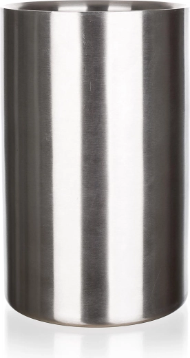 Recipient AZORA din oțel inoxidabil pentru răcirea vinului 12 × 18 cm