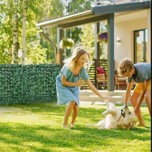 Gard viu artificial iederă pentru perete și balcon 1,75 × 3 m