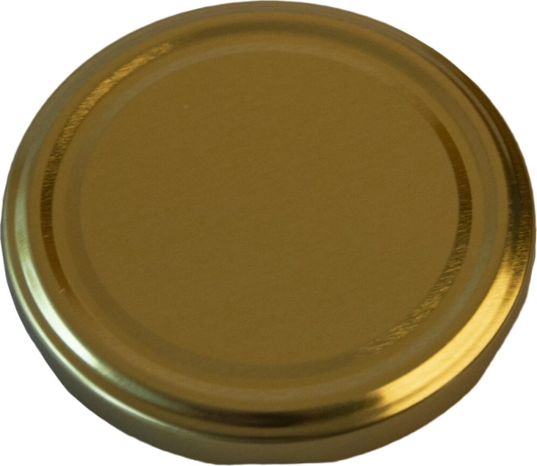 Capace pentru conservare Twist 82 mm auriu (10 buc)
