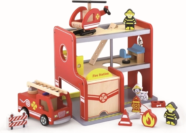 Stație de pompieri din lemn Viga