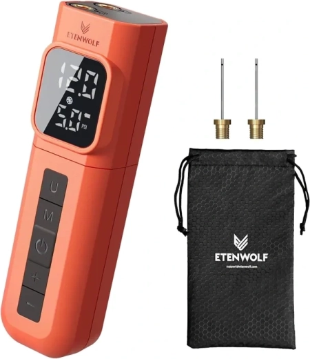 Pompă electrică pentru mingi Etenwolf P200, portocalie