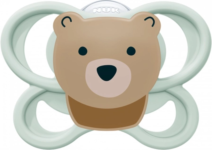 Suzetă NUK Perfect Match Air Bear 0–6 luni, din silicon