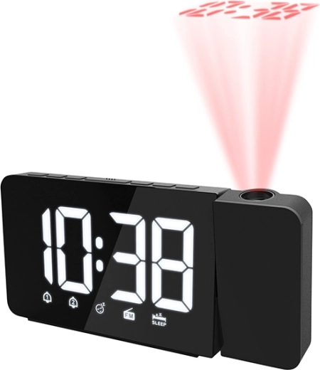 Ceas cu proiecție Solight cu radio FM și alarmă