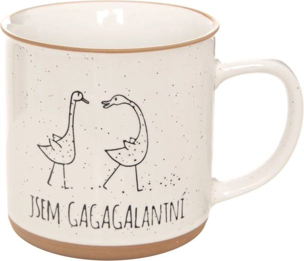 Cană ceramică Statek – gâscă 0,53 l