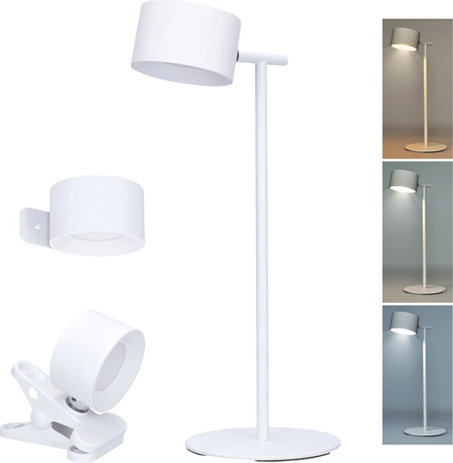 Solight lampă LED reîncărcabilă 3 în 1 280 lm cu schimbarea temperaturii luminii și reglare a intensității, albă