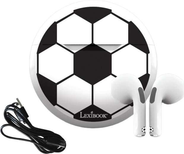 Căști wireless pentru copii LEXIBOOK Football cu microfon