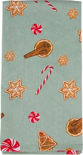 Prosop de bucătărie din bumbac 45 × 60 cm – motiv biscuiți