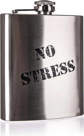 Ploscă din inox Akcent No Stress 200 ml