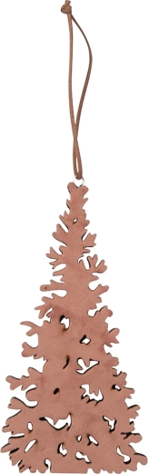 Ornament suspendat din lemn – brăduț 20 × 10,5 cm