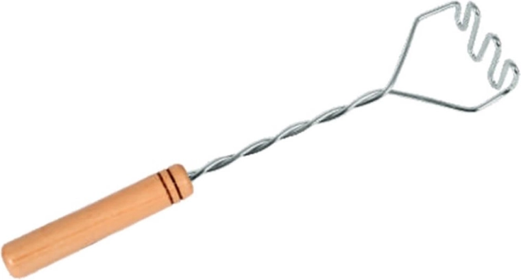 Zdrobitor de cartofi Apetit cu mâner din lemn 31 × 7 cm