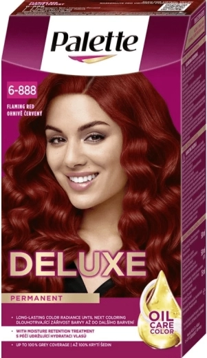 Palette Deluxe vopsea de păr permanentă roșu aprins 50 ml