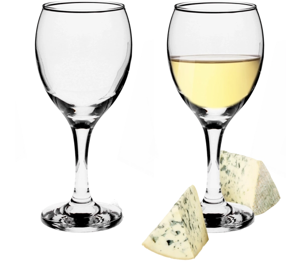 Pahare pentru vin alb LAV Empire 205 ml – set de 6 bucăți