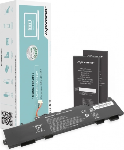 Baterie Movano SS03XL pentru HP EliteBook 735/745/840 G5 și G6 (4100 mAh, 47 Wh)