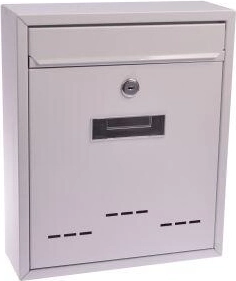 Cutie poștală RADIM M albă 260 × 310 × 90 mm