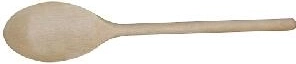 Lingură ovală de lemn 30 cm