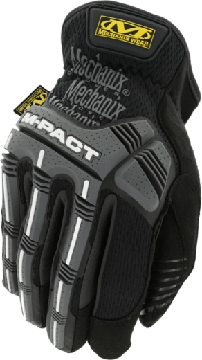 Mănuși de lucru Mechanix M-Pact Open Cuff XXL negre/gri
