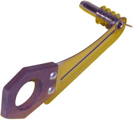 Feliator spiral din oțel inoxidabil cu mâner din lemn