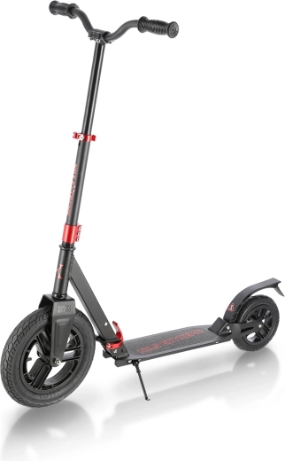 Trotinetă cu roți pneumatice NILS Extreme HC300 roșie