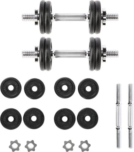 Ganterele reglabile HMS 2 × 7 kg