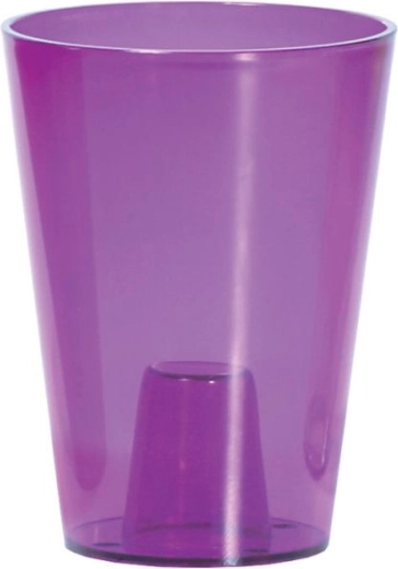 Ghiveci pentru orhidee Coubi Orchid 13 cm – mov transparent