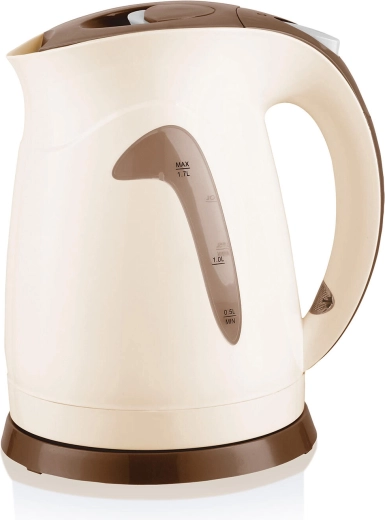 Fierbător electric Carlet 1,7 l bej‑maro 2200 W