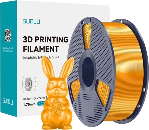 Filament Sunlu PLA+ silk alamă