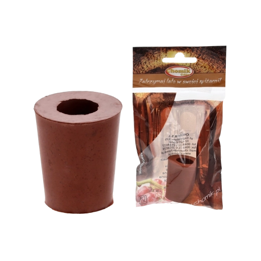 Dop de cauciuc cu plută cu orificiu pentru tub de fermentare