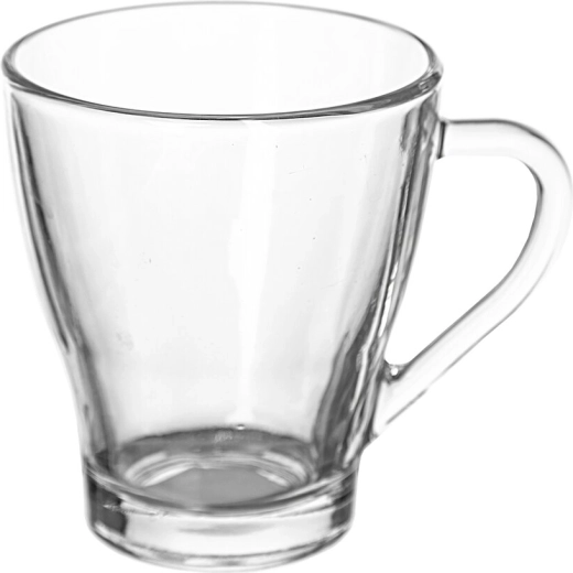 Cană din sticlă transparentă 270 ml