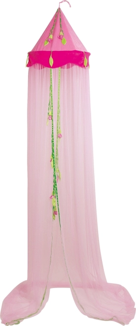 Baldachin roz cu flori Small Foot
