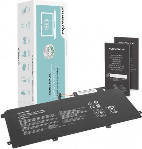 Baterie Movano pentru Asus ZenBook UX305 (C31N1411) 3610 mAh 42 Wh