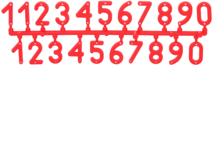 Set de numere pentru stupi, 50 buc.