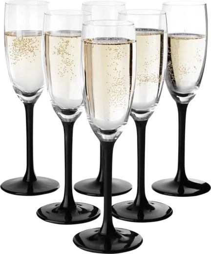 Onyx set de 6 pahare pentru șampanie 180 ml