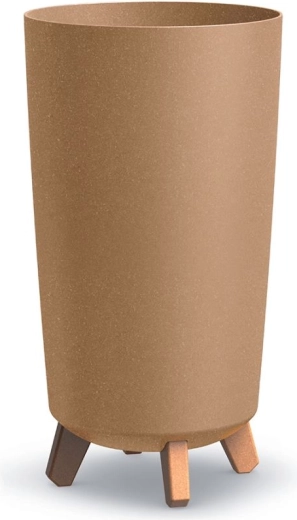 Ghiveci pe picioare Gracia Tubus Slim Eco Wood 24 cm naturo
