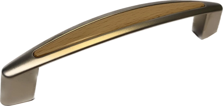 Mâner Fatima 96 mm nichel mat/fag