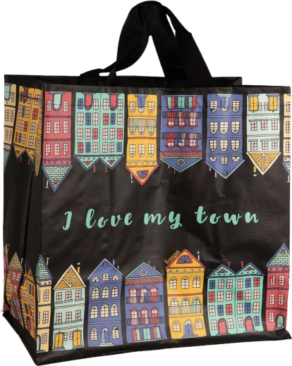 Geantă Moje město 24 l (35 × 35 × 20 cm) - mix de culori - 1 bucată
