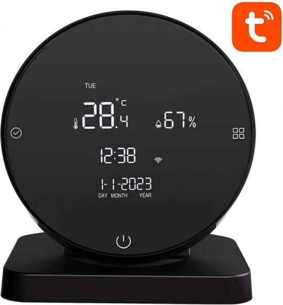 Senzor inteligent IR de temperatură și umiditate AVATTO WHS20S cu suport TUYA