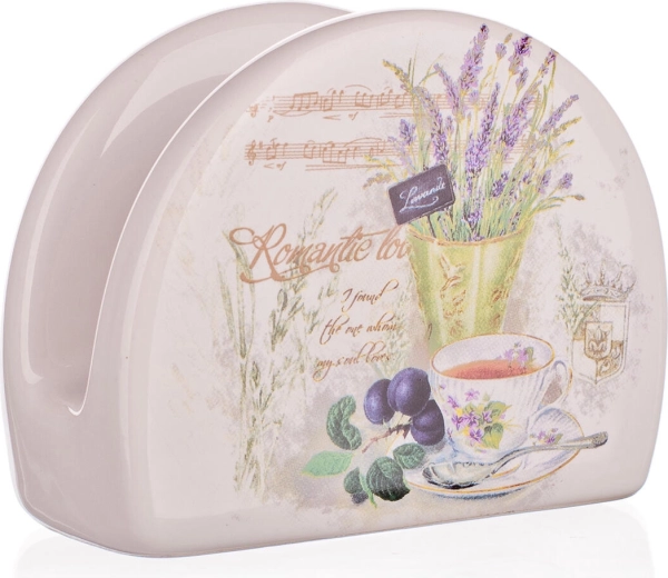 Suport ceramic pentru șervețele Lavender 10 × 8 cm