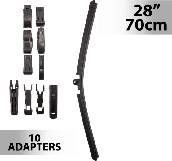 Ștergător Carguard 28″/70 cm cu 10 adaptoare
