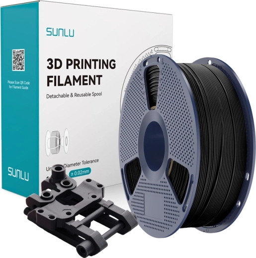 Filament ABS Sunlu cu finisaj negru