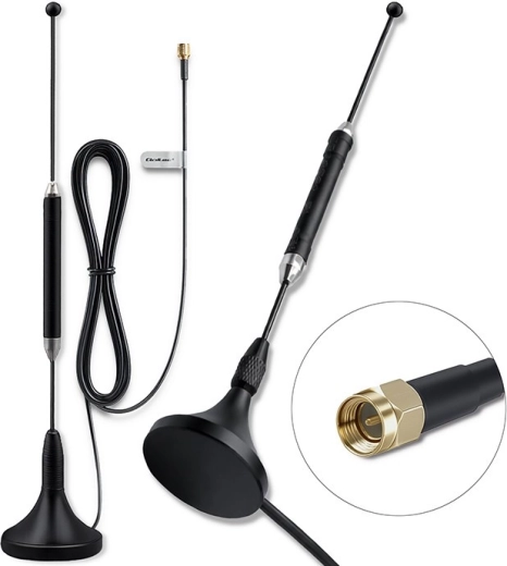 Antena 4G LTE cu bază magnetică 5 dBi, omnidirecțională, 600–2700 MHz, SMA, 3 m