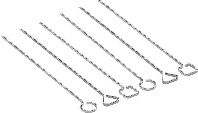 Frigare pentru grătar CADAC, inox, set 6 buc, 30 cm