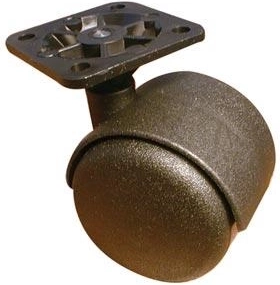Roată pentru mobilier A50 × D45, set 4 buc