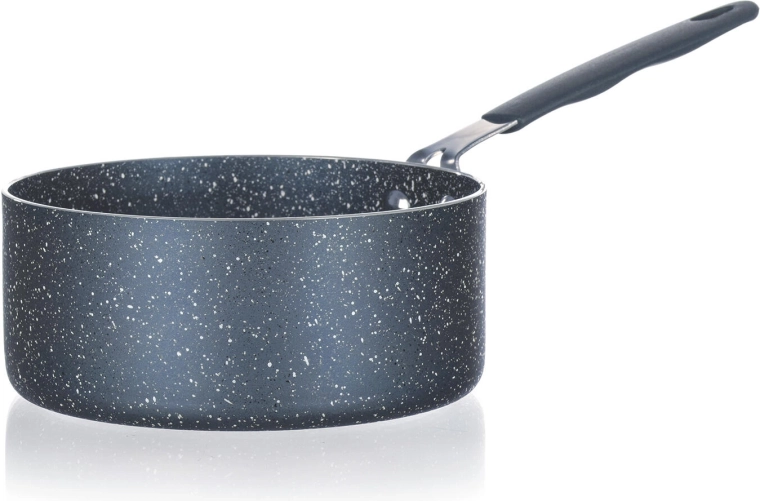 Mini crăticioară Granite grey 14 cm cu mâner și suprafață antiaderentă