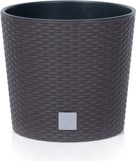 Ghiveci Rato Round cu inserție 25 cm, umbra