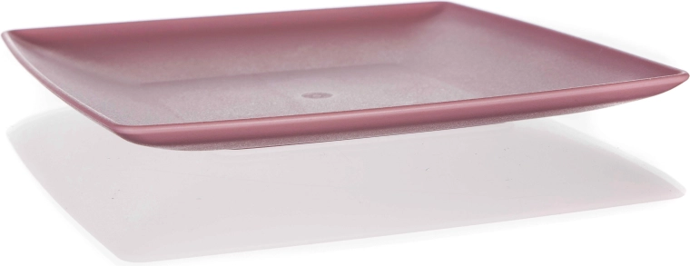 Farfurie de desert 19 × 19 cm roz Culinaria