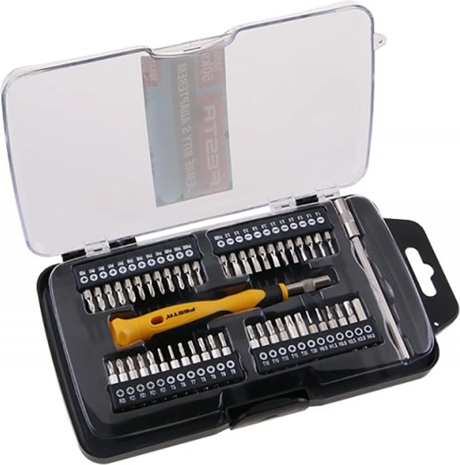 Set de biți cu adaptor 50 piese FESTA