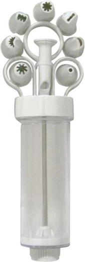 Decor pentru prăjituri 150 ml cu 8 duze TORO